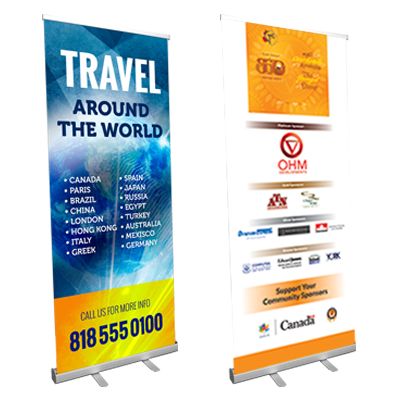 inexpensive retractable banners